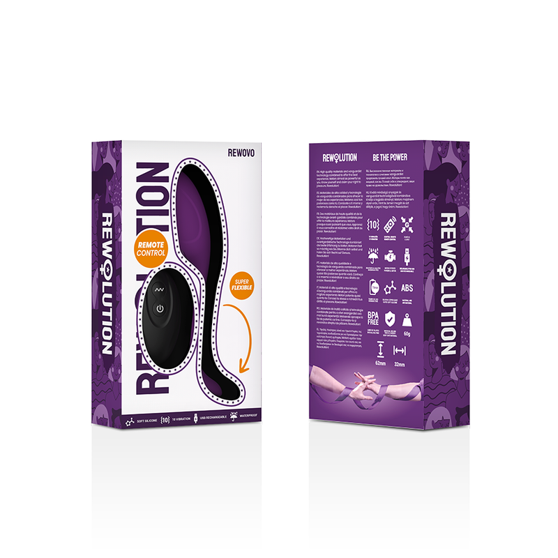 REWOLUTION - REWOVO EGG VIBRATOR TÉLÉCOMMANDE
