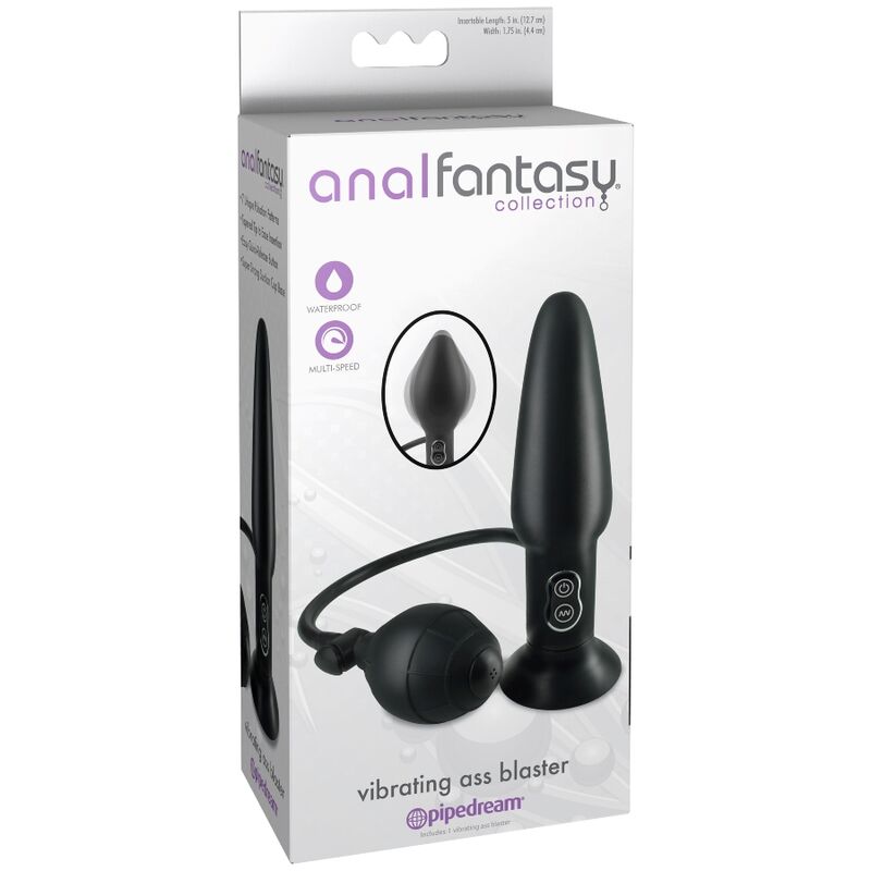 ANAL FANTASY - PLUG AUFBLASBARER VIBRATOR - JAYXKAY