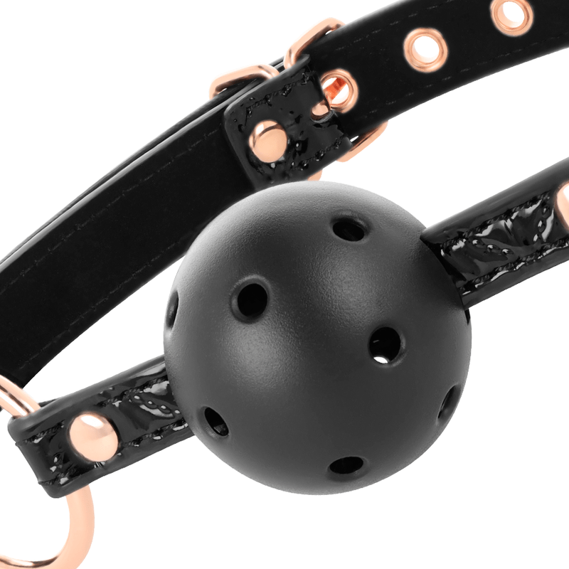 BEGME - BLACK EDITION BALLKNEBEL VEGANES LEDER - JAYXKAY