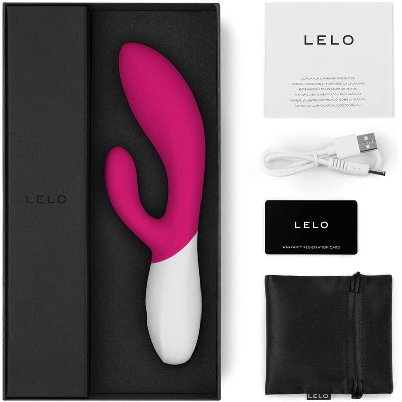 LELO - MONTRE SPÉCIALE DE LUXE INA WAVE 2 VBRADOR CERISE