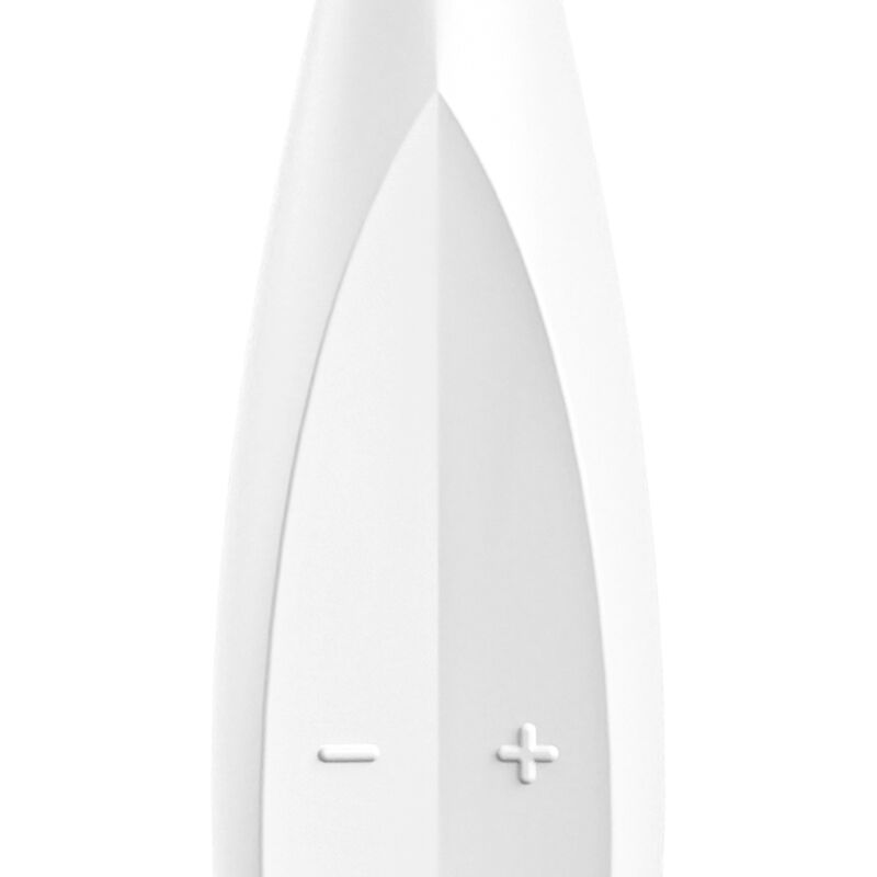 SATISFYER - VIBRATEUR À POINTE TOURNANTE ET AMUSANTE BLANC