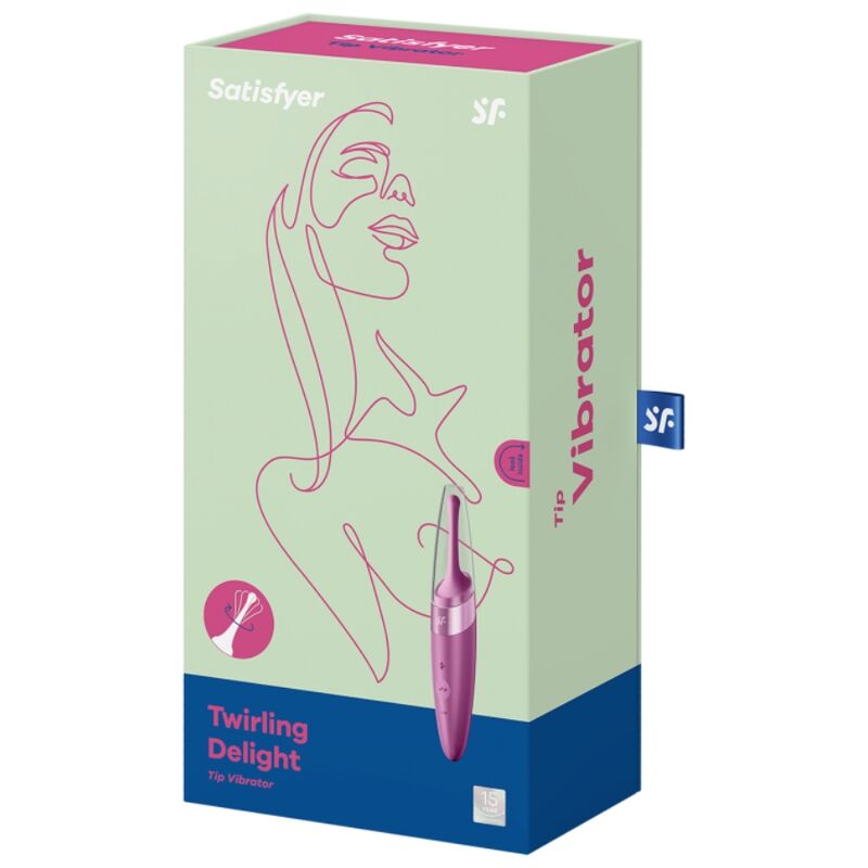 SATISFYER - TWIRLING DELIGHT VIBRATEUR À EXTRÉMITÉ CLITAIRE VIOLET