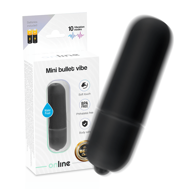 ONLINE - SCHWARZE MINI - VIBRATIONSKUGEL - JAYXKAY