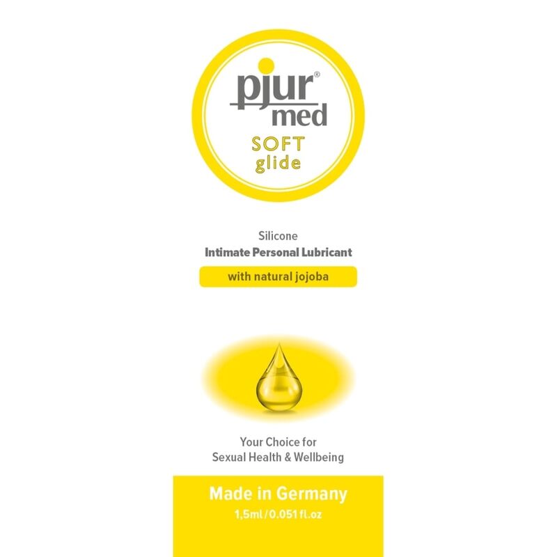 PJUR - MED SOFT GLIDE SILICONEN GLIJMIDDEL 1,5 ML