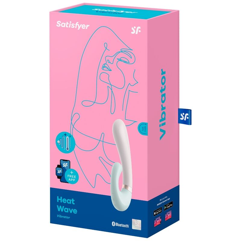 SATISFYER - HEAT WAVE VIBRATOR APP WEISS - JAYXKAY