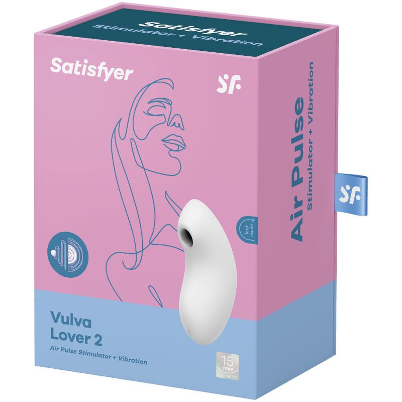 SATISFYER - VULVA LOVER 2 LUFTPULSSTIMULATOR & VIBRATOR WEISS - JAYXKAY