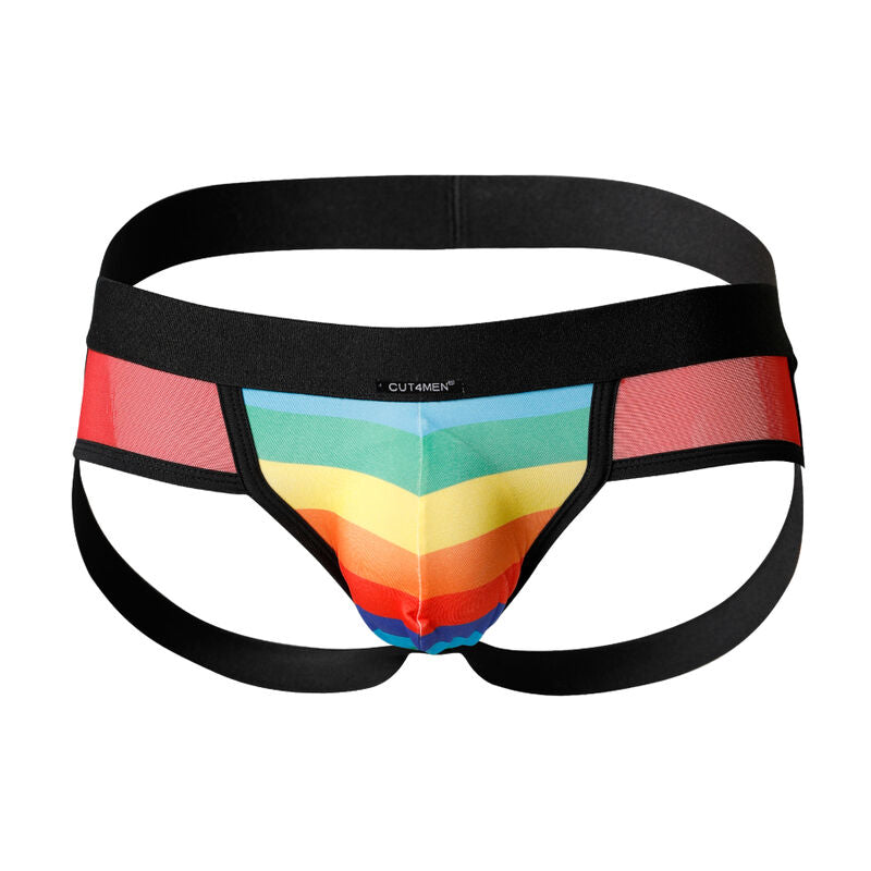 CUT4MEN - JOCKSTRAP REGENBOGEN XL - JAYXKAY