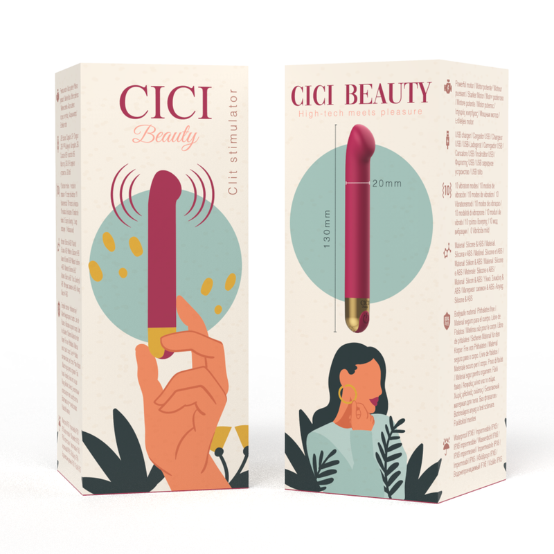 CICI BEAUTY - STIMULATEUR ANTI-TIQUES EN SILICONE DE QUALITÉ SUPÉRIEURE