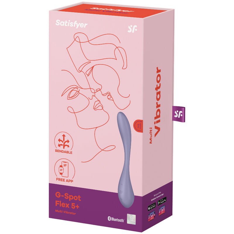 SATISFYER - G - SPOT FLEX 5 MULTI VIBRATOR LILA - JAYXKAY