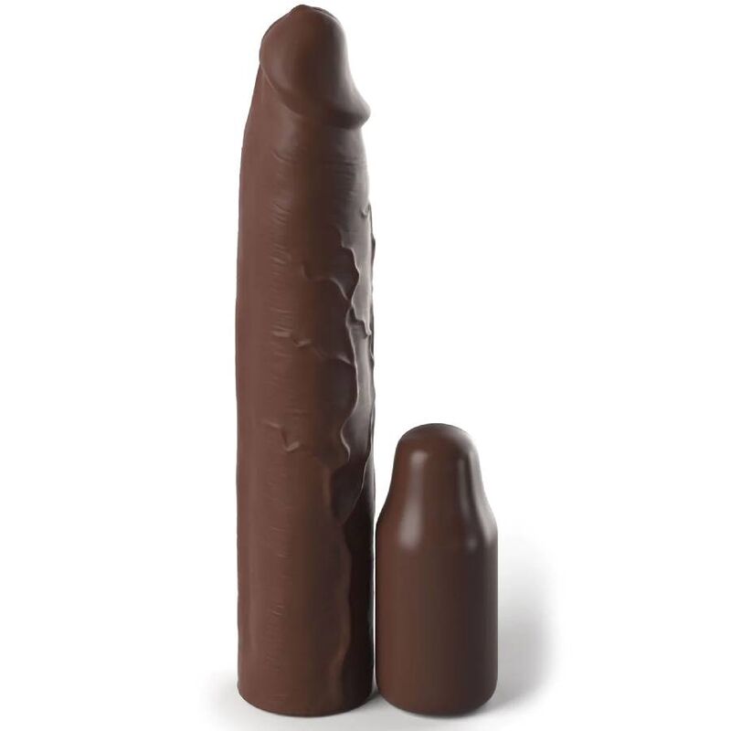 FANTASY X- TENSIONS - PIPEDREAMS MOUW 22,86 CM + 7,62 CM PLUG BRUIN