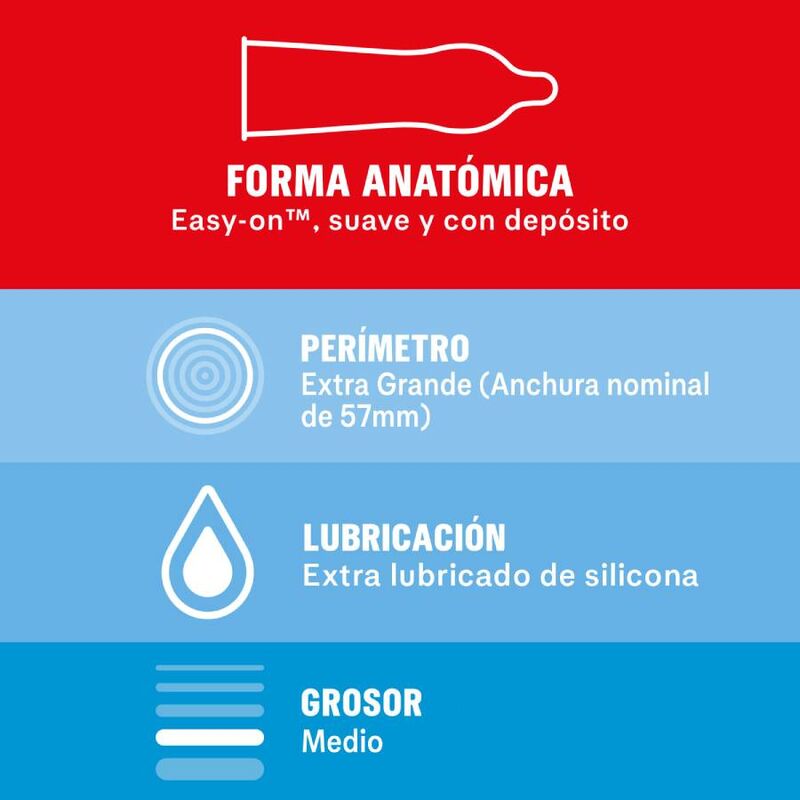 DUREX - PRÉSERVATIFS SENSITIVE XL 10 UNITÉS