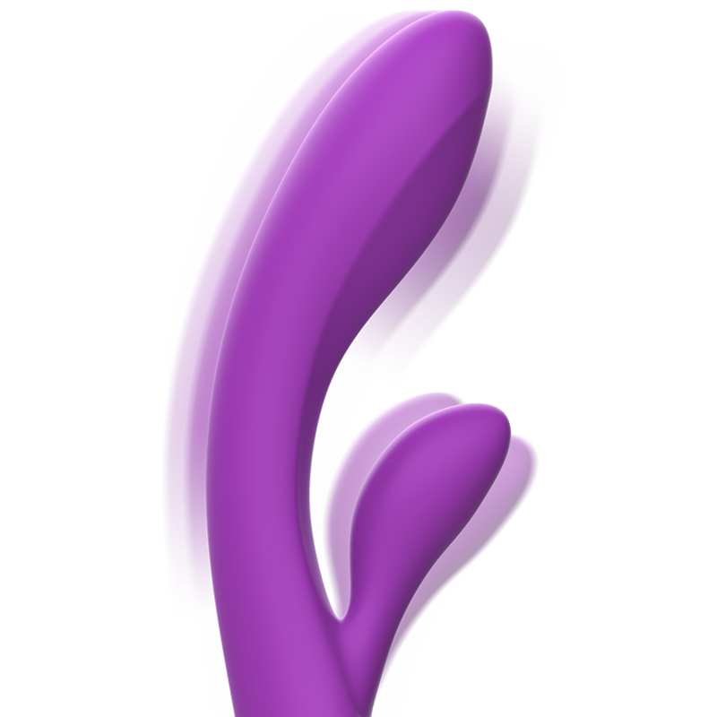INTENSE - VIBRATEUR LUIGI RABBIT SILICONE LIQUIDE VIOLET