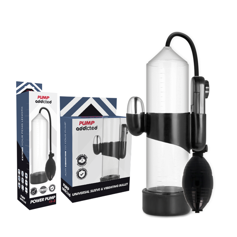 PUMP ADDICTED - VIBRATEUR RX3 TRANSPARENT