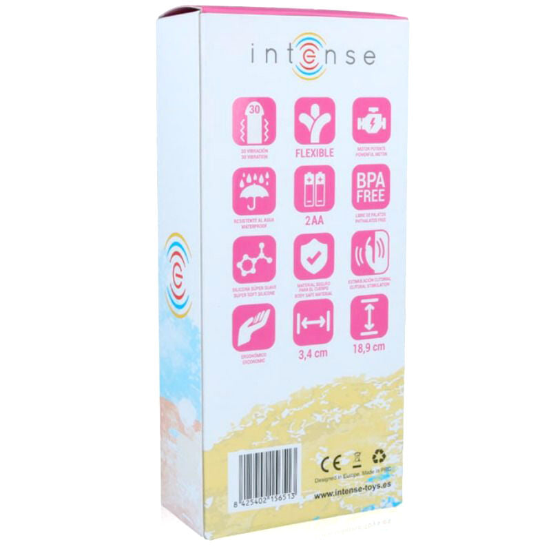 INTENSE - VIBRATEUR EN SILICONE HILARI ROSA LUXE
