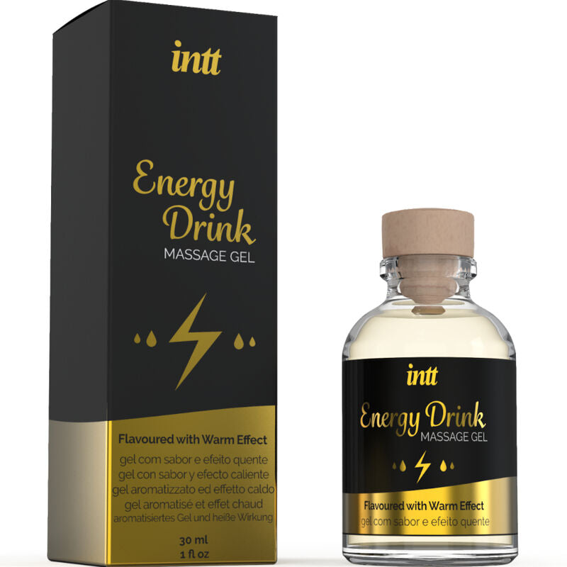 MASSAGE INTT & SEXE ORAL - GEL DE MASSAGE AVEC BOISSON ÉNERGISANTE AROMATIQUE ET EFFET CHAUFFANT