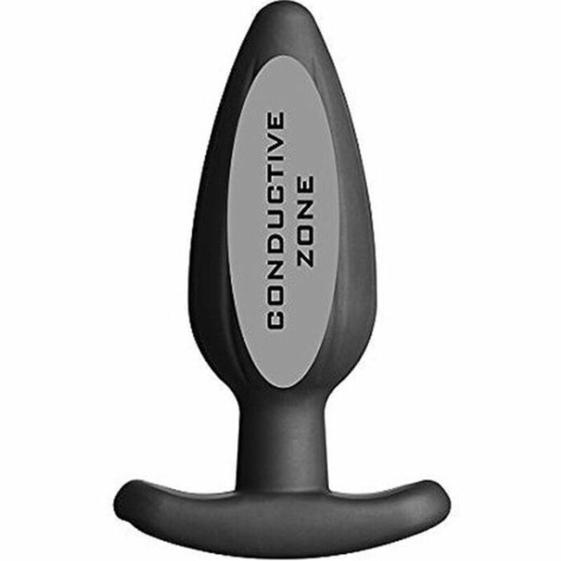 ELECTRASTIM - PLUG ANAL ROCKER NOIR EN SILICONE GRAND FORMAT