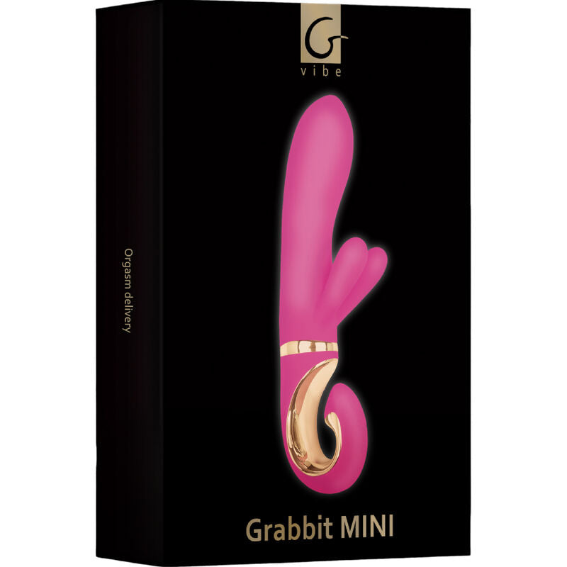 G-VIBE - MINI VIBRATEUR GRABBIT EN SILICONE ROSE