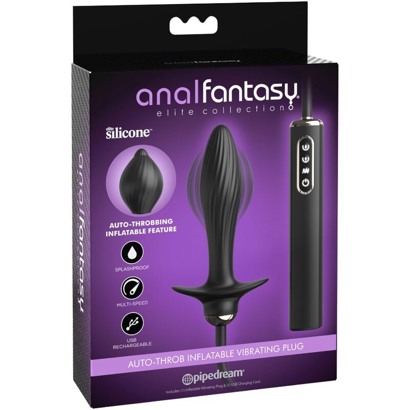 ANAL FANTASY ELITE COLLECTION - AUFBLASBARER PLUG & AUTO - THROB VIBRATOR - JAYXKAY