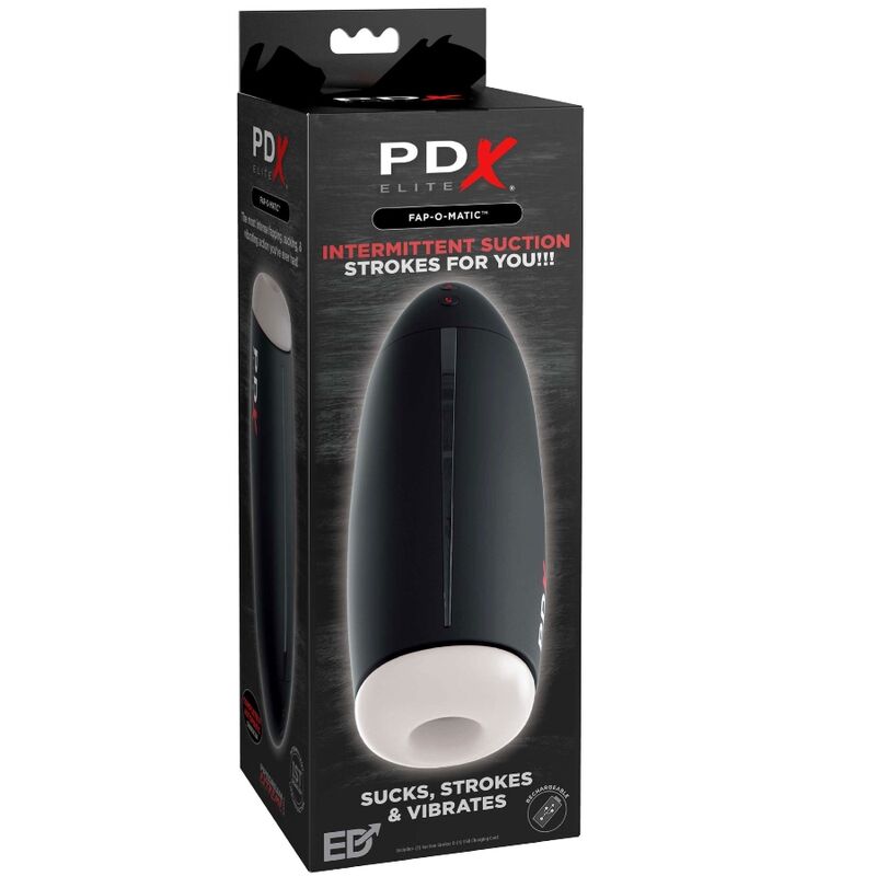 PDX ELITE - FAP - O - MATIC STROKER MASTURBATOR STIMULIERENDE WELLEN & VIBRATOR - JAYXKAY