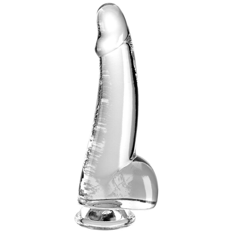 KING COCK - CLEAR DILDO MIT HODEN 15.2 CM TRANSPARENT - JAYXKAY