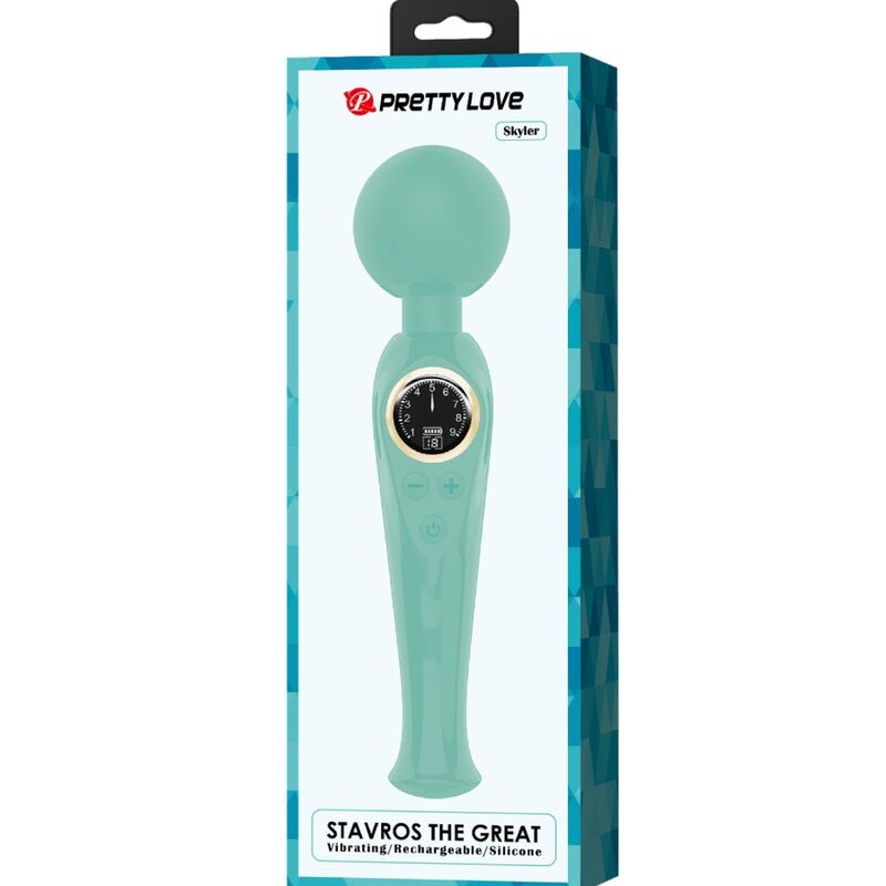 PRETTY LOVE - SKYLER GREEN WAND VIBRATOR - JAYXKAY