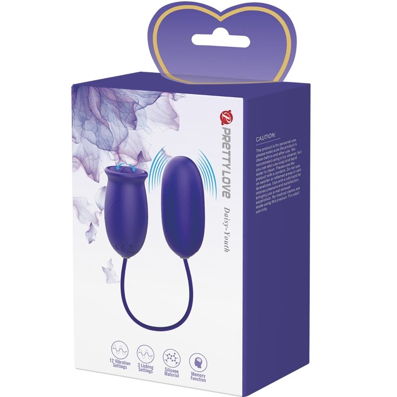 PRETTY LOVE - DAISY YOUTH VIBRATEUR STIMULATEUR RECHARGEABLE VIOLET