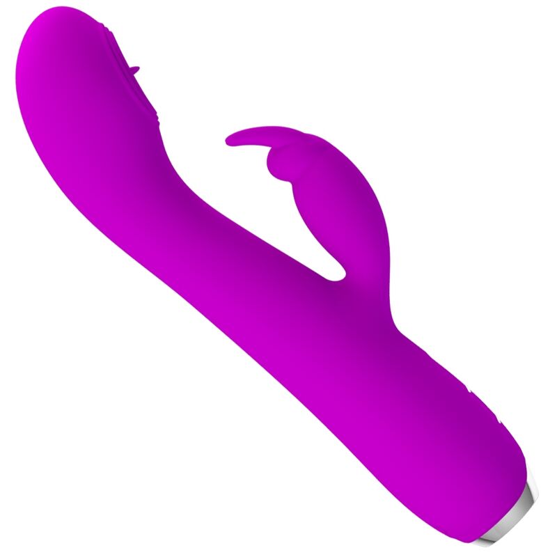 PRETTY LOVE - RACHEL WIEDERAUFLADBARER VIBRATOR MIT STIMULIERENDEN WELLEN LILA - JAYXKAY