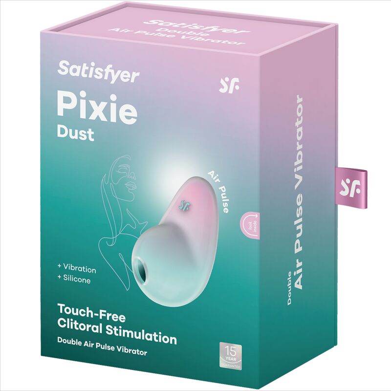 SATISFYER - STIMULATEUR PIXIE DUST BLUE AIR PLUSE