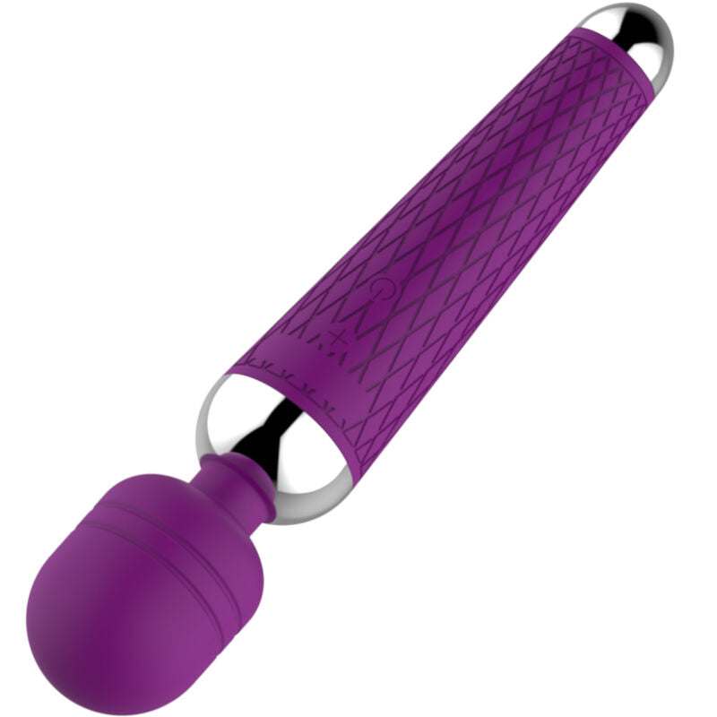 ARMONY - MASSEUR ET VIBRATEUR VIOLET AVEC TÊTE FLEXIBLE