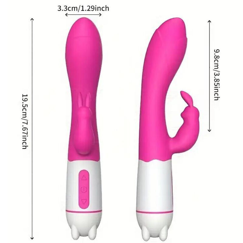 ARMONY – VIBRATEUR ET STIMULATEUR HAPPY RABBIT FUCHSIA