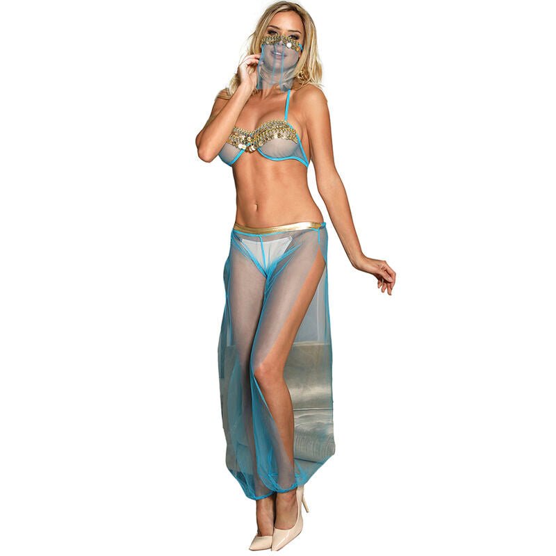 SUBBLIME - INDIEN - STIL BLAUES DESSOUS - SET L/XL - JAYXKAY