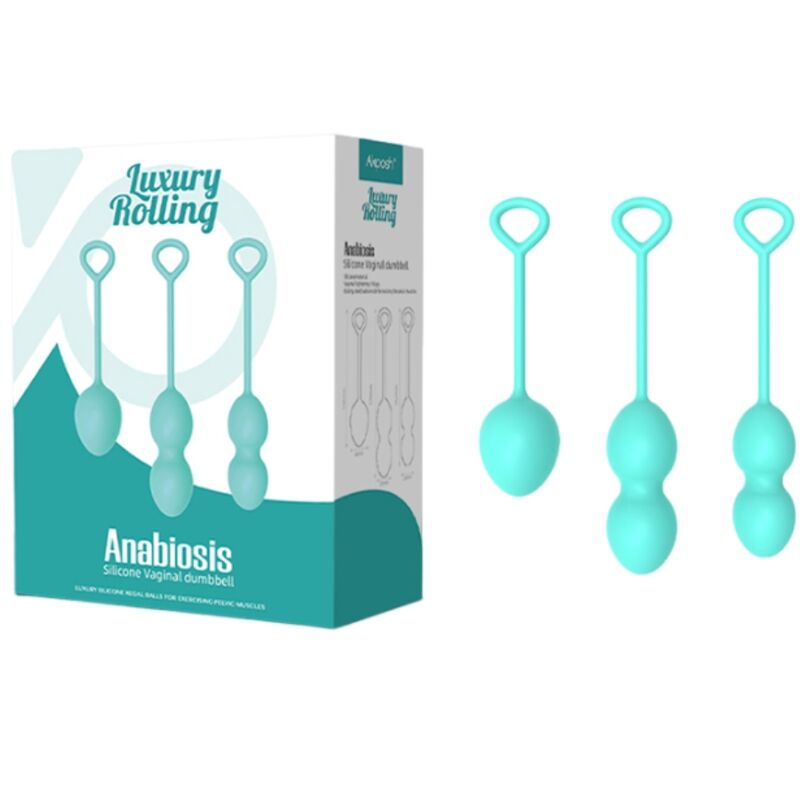 ARMONY - HALTÈRE VAGINAL ANABIOSE 3 NIVEAUX VERT