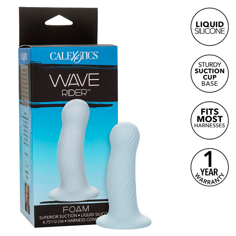 CALEXOTICS - PLUG ANAL EN MOUSSE WAVE RIDER BLEU