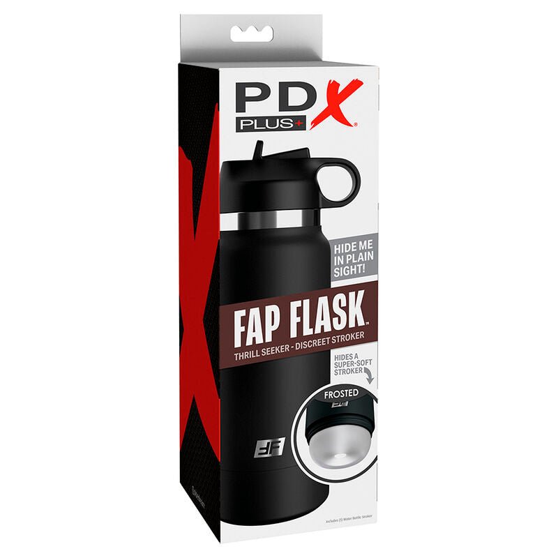 PDX PLUS - FAP FLASK FLASCHE DISCRET STROKER KLAR MODELL 1 - JAYXKAY