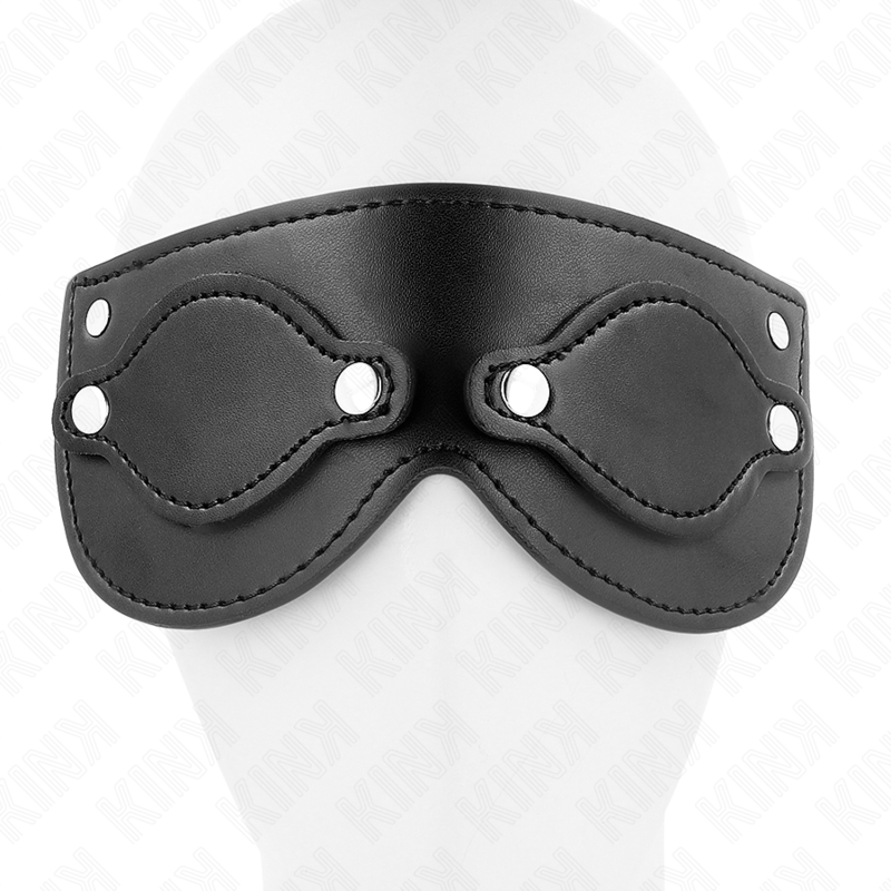 KINK - MASQUE EN SIMILI CUIR AVEC COUVERCLES AMOVIBLES 22 x 9 CM