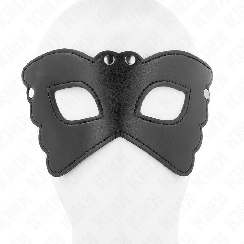KINK - MASQUE EN SIMILI CUIR EN FORME DE PAPILLON 20 x 9 CM