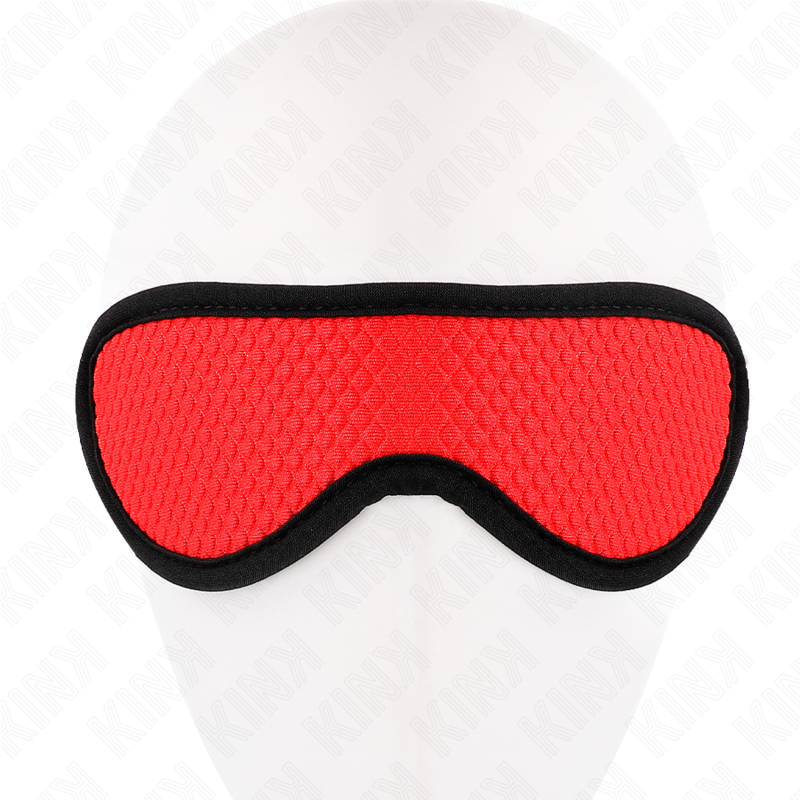 KINK - BANDAGE TEXTURE CUIR CHEVELU AVEC BORD COUVERT ROUGE 20 x 7 CM