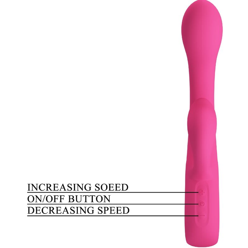PRETTY LOVE - FRITZ RABBIT VIBRATOR 12 VIBRATIONEN ROSA - JAYXKAY