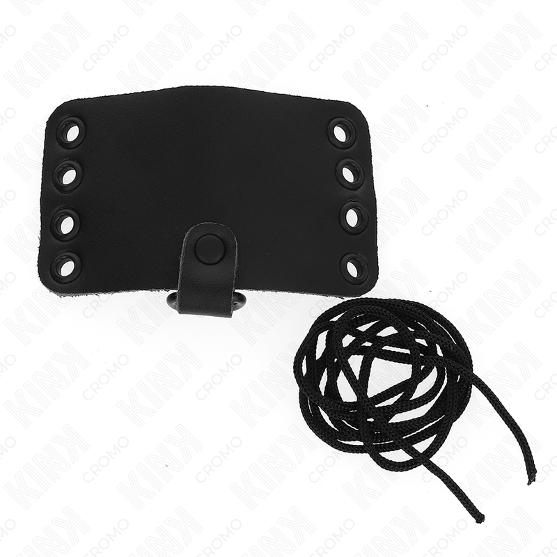 KINK - PENISRING AUS LEDER MIT SCHNÜRVERSCHLUSS UND SCHNÜRSENKEL - JAYXKAY