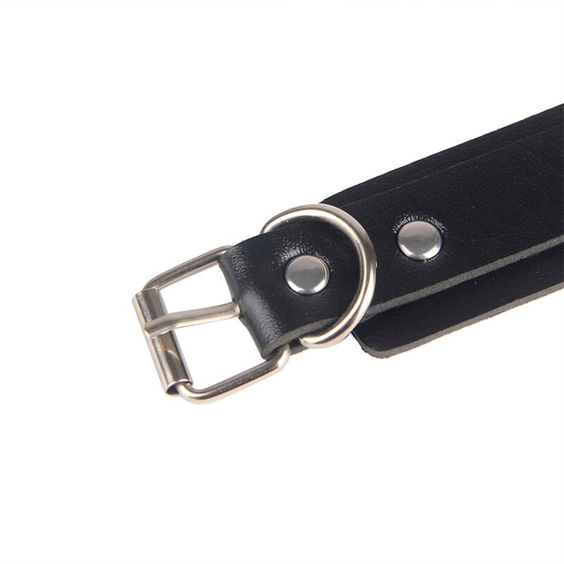 SUBBLIME - 953690 HANDSCHELLEN MIT BONDAGE - GÜRTEL SCHWARZ EINE GRÖSSE - JAYXKAY