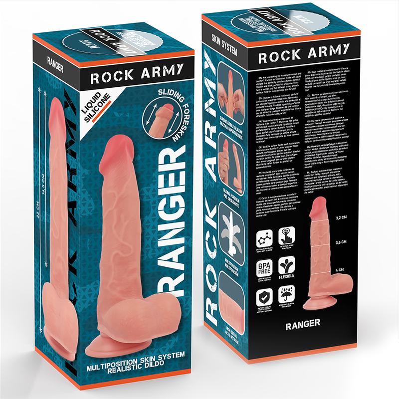 ROCKARMY - FLÜSSIGE SILIKON RANGER 22 CM -O- 3,6 CM