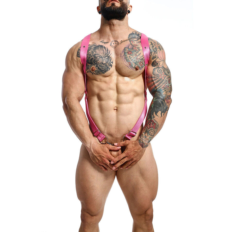 MOB - DNGEON CROSS BACK HARNESS ROSA EINE GRÖSSE