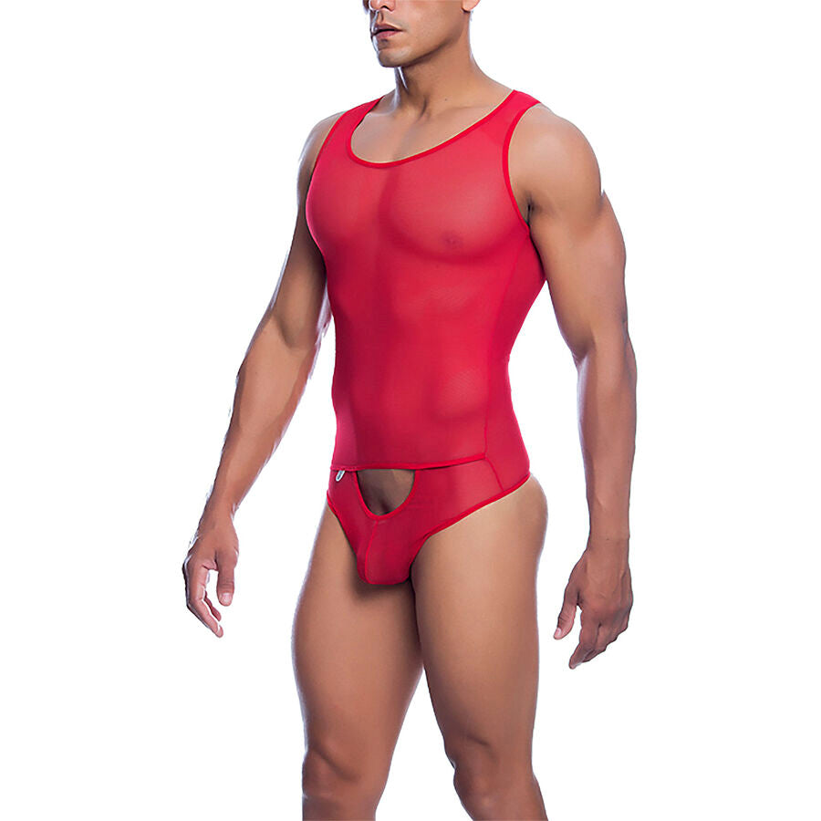 MOB - ROTER TRANSPARENTER BODYSHEE GRÖSSE L/XL