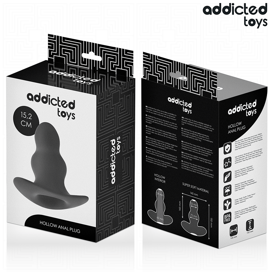 ADDICTED TOYS - HOHL ANAL PLUG GRÖSSE XXL 15,2 CM