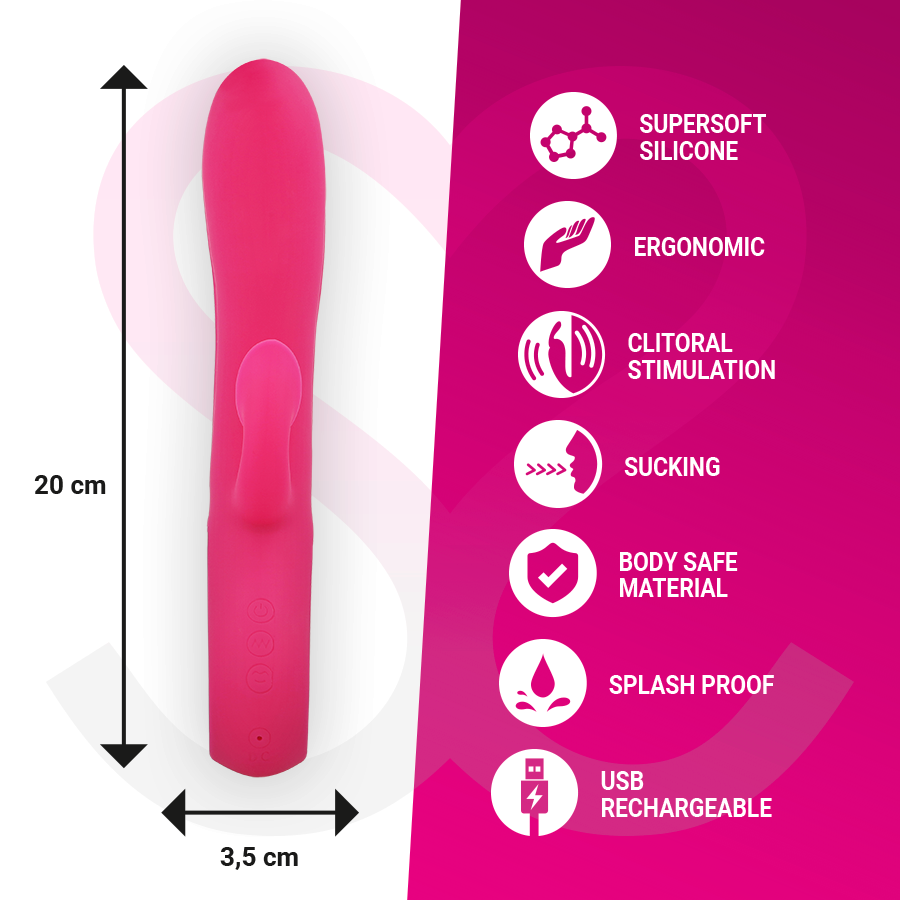MORESSA - DUSTIN ONDES STIMULANTES CLITORIALES ET FORTES VIBRATIONS SILICONE PREMIUM RECHARGEABLE