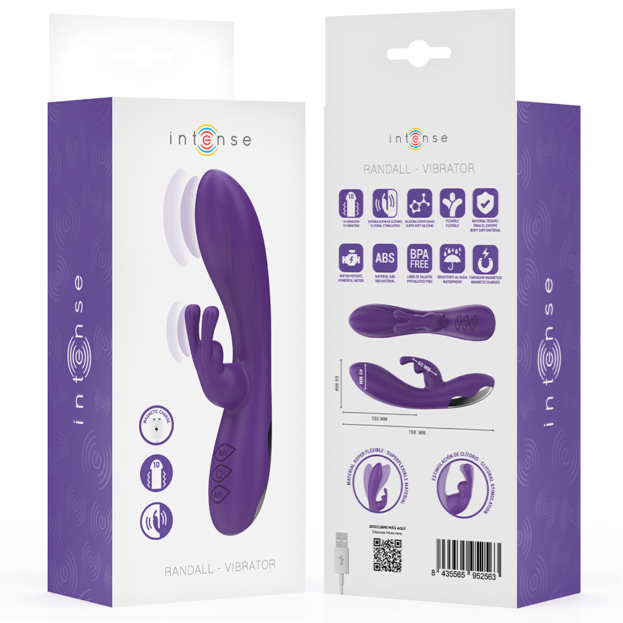 INTENSE - RANDALL RABBIT VIBRATOR 10 VIBRATIONEN LILA - JAYXKAY