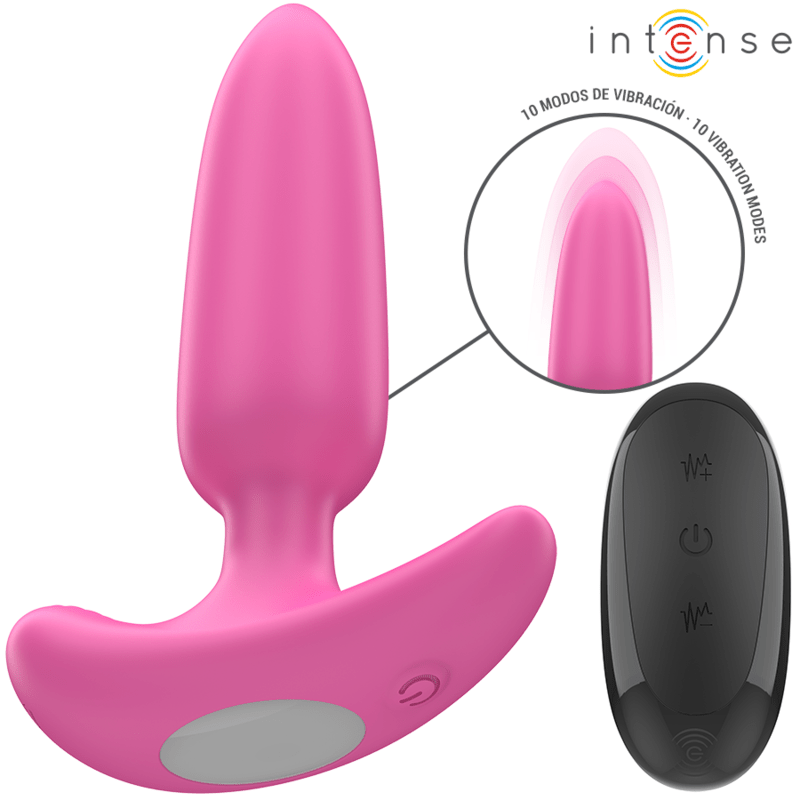 INTENSE - ROSS ANAL PLUG 10 VIBRATIONEN ROSA FERNBEDIENUNG - JAYXKAY