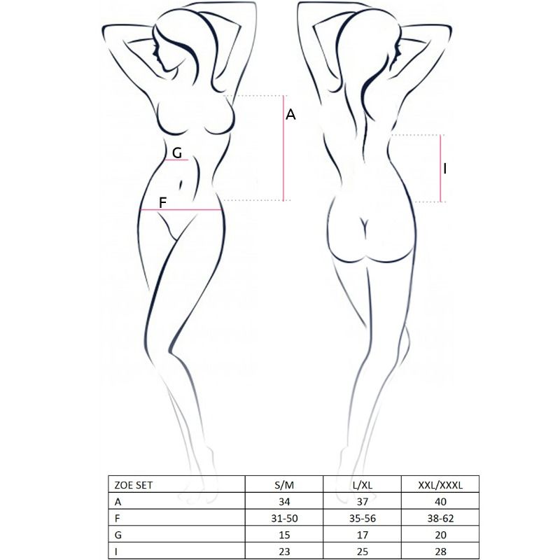 PASSION - ENSEMBLE FEMME ZOE TAILLE L/XL