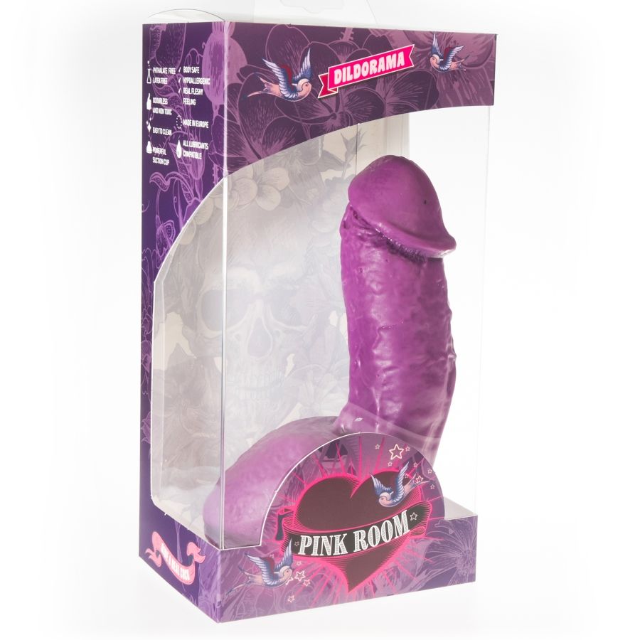PINK ROOM - Gode réaliste ELIAN violet 17,5 cm