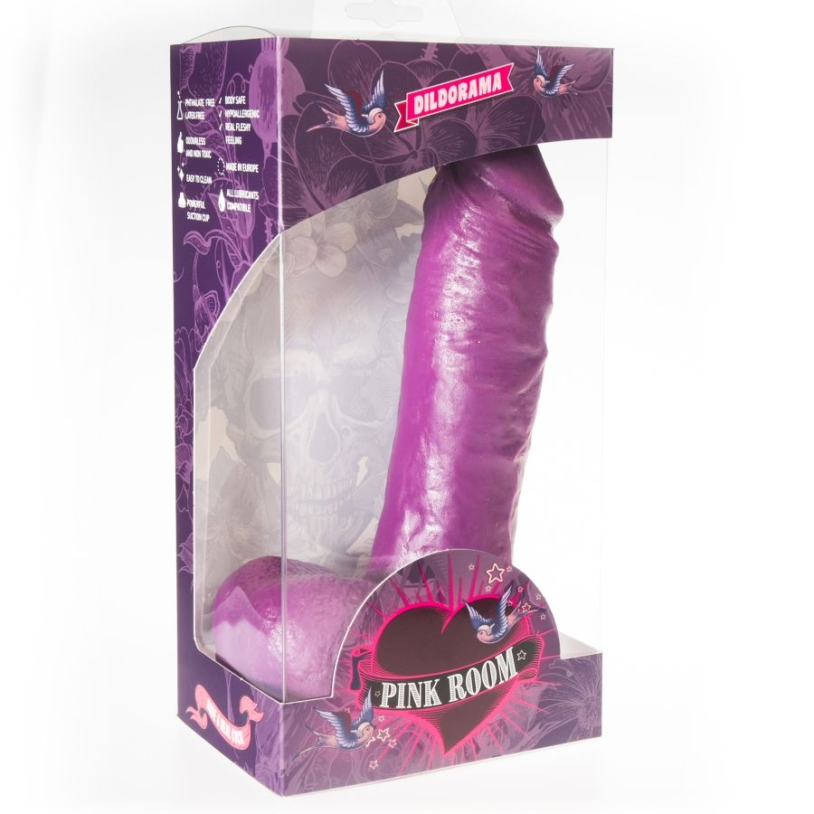 PINK ROOM - ANTON REALISTISCHER DILDO LILA 21,5 CM - JAYXKAY